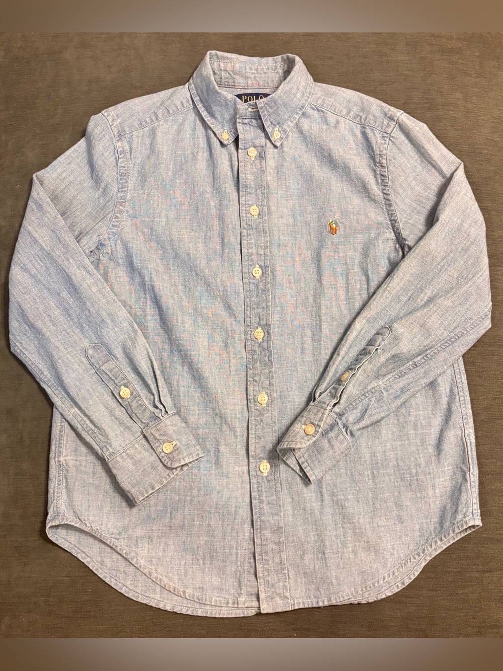 Polo by Ralph Lauren Pale Blue Button-Down Oxford Shirt